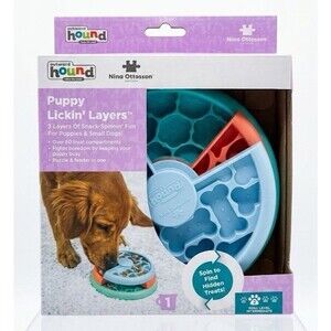 Outward Hound Puppy Lickin' Layers 1 Cup Puzzle Feeder Toy Intermediate Lvl 2